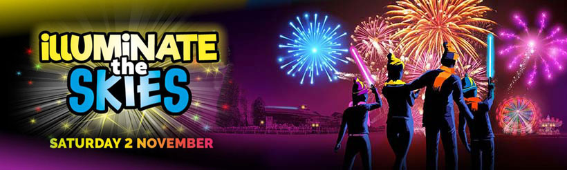 Shuttle service to the racecourse fireworks